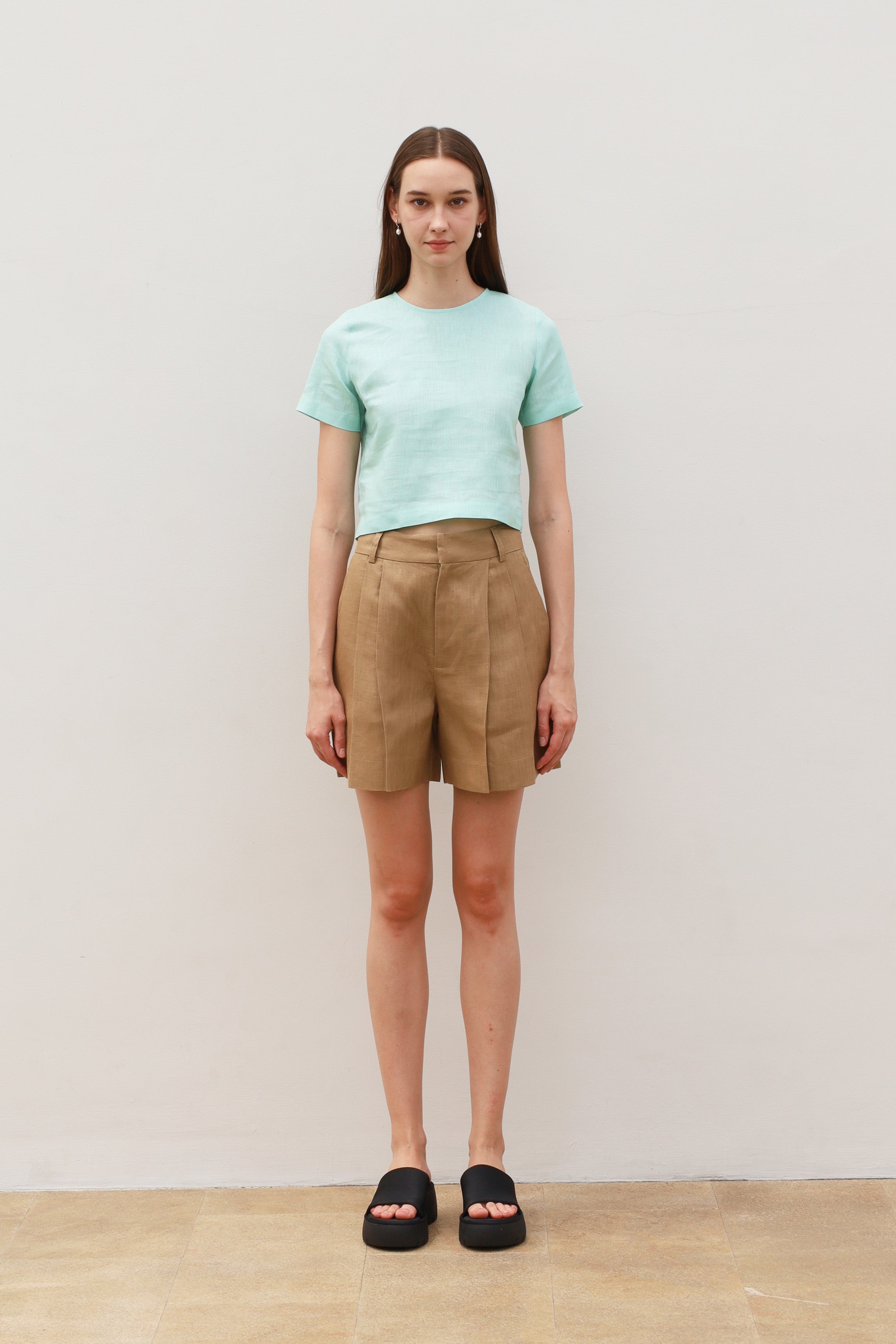 Hazel Shorts - Almond