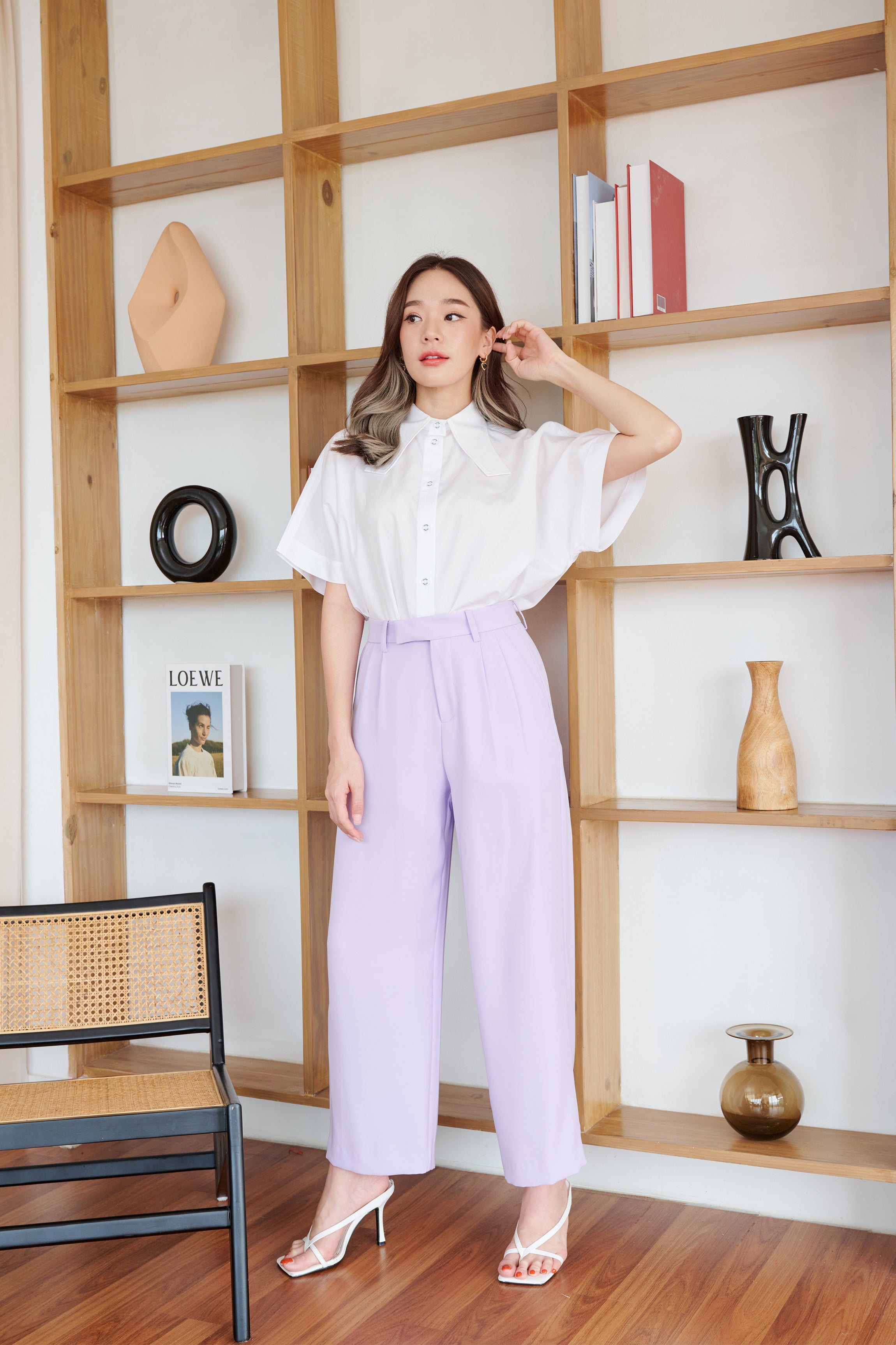 Kira trousers - Light lavender