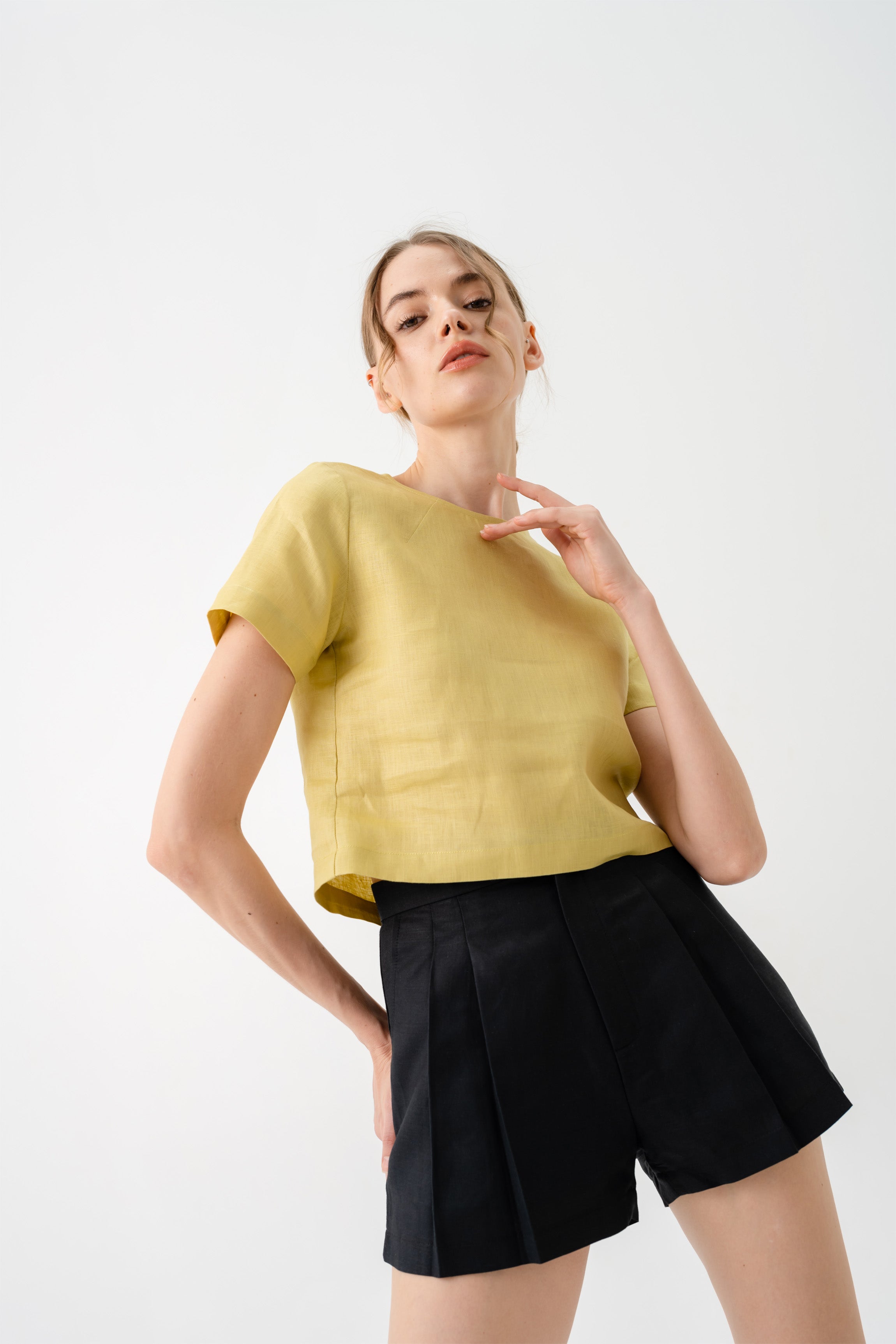 Blossom Top - Mustard